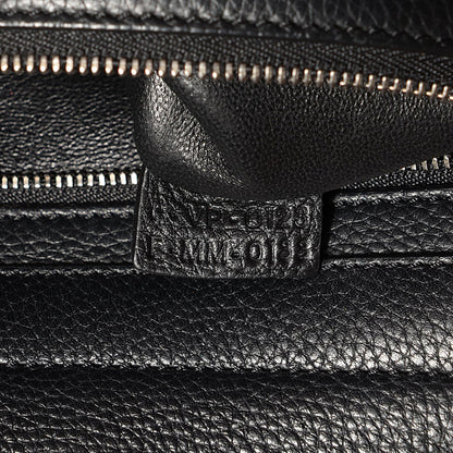 Celine Drummed Calfskin Suede Medium Trapeze Black 6 of 9