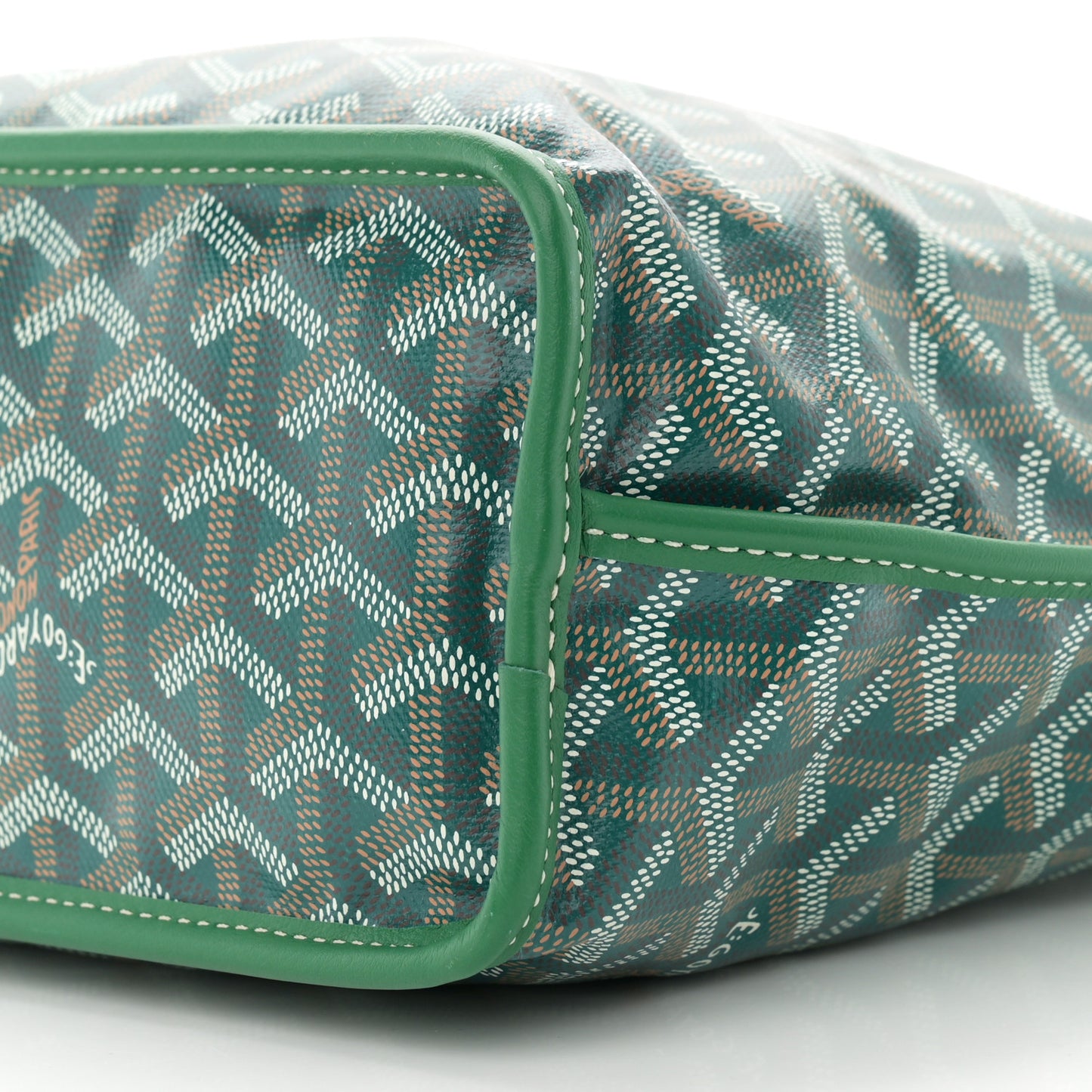 Goyardine Reversible Mini Anjou Green