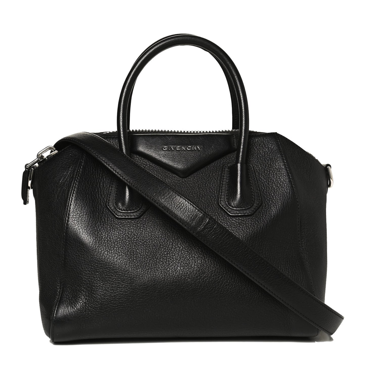 Sugar Goatskin Small Antigona Black