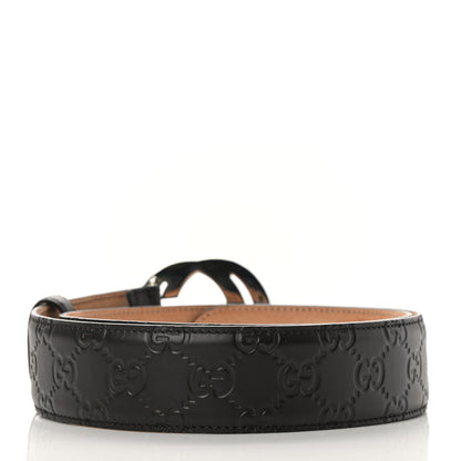 Gucci Guccissima Signature Interlocking G 40mm Belt 85 34 Cocoa 2 of 6