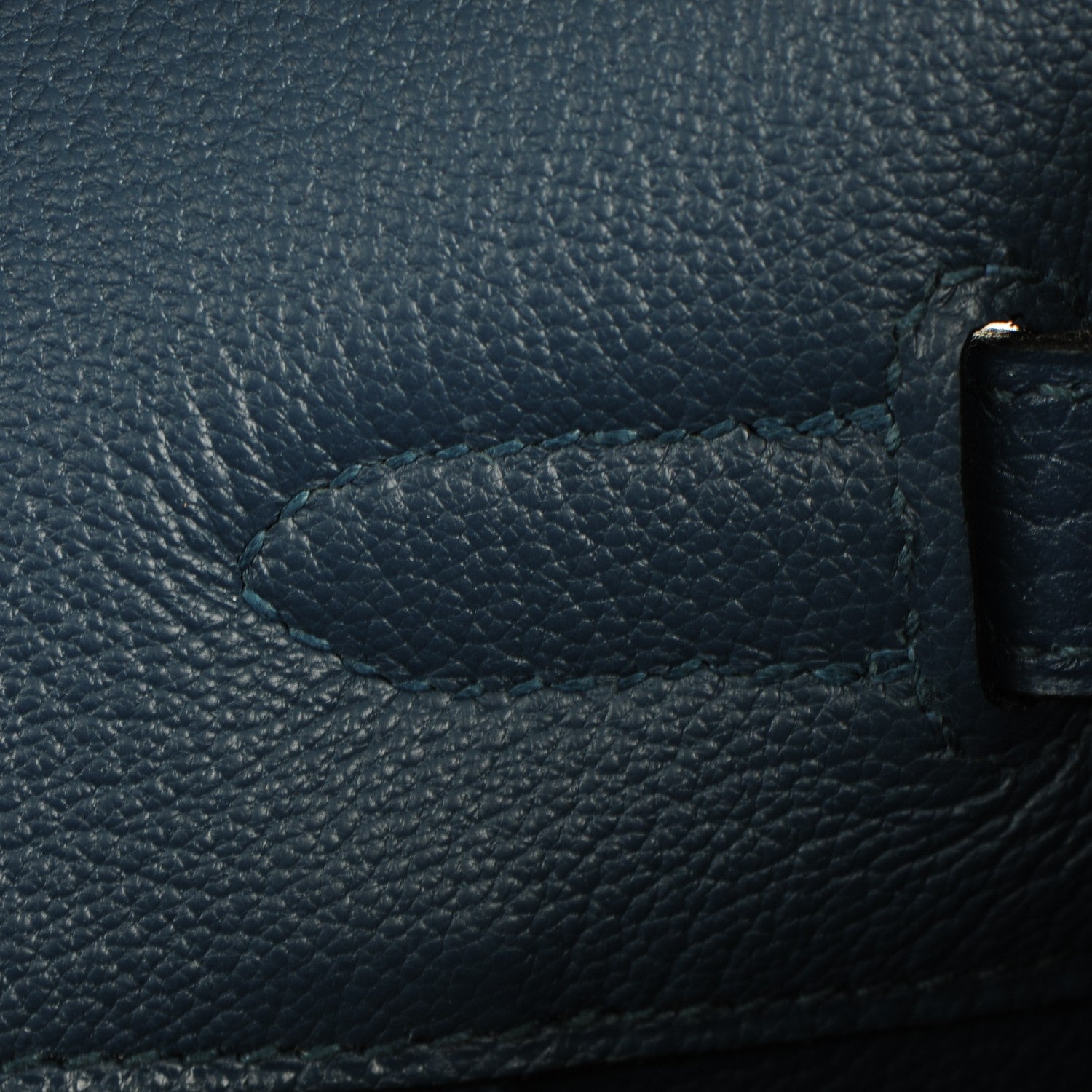 Hermes Taurillon Clemence Birkin 35 Bleu Thalassa 11 of 27
