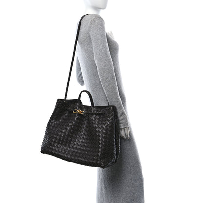 Bottega Veneta Nappa Intrecciato Large Andiamo Shoulder Bag Fondant 3 of 9