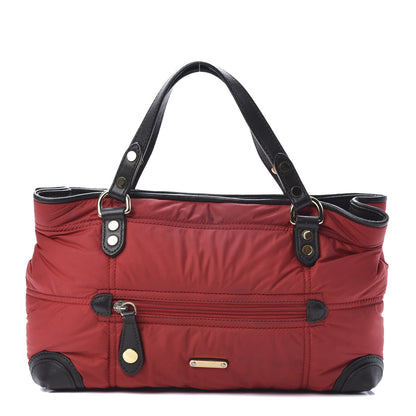 Burberry Nylon Quilted Tote Red 1 of 19
