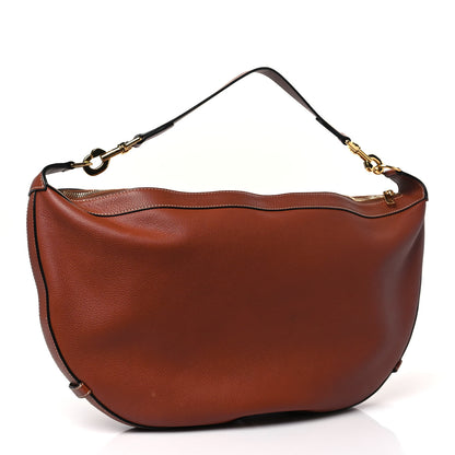 Celine Supple Calfskin Medium Strap Leandre Shoulder Bag Brown 4 of 11