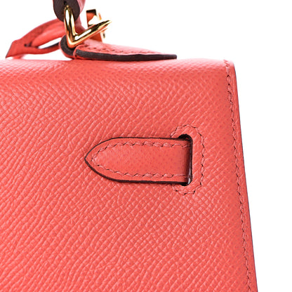 Hermes Epsom Kelly Sellier 25 Rose Jaipur 14 of 38