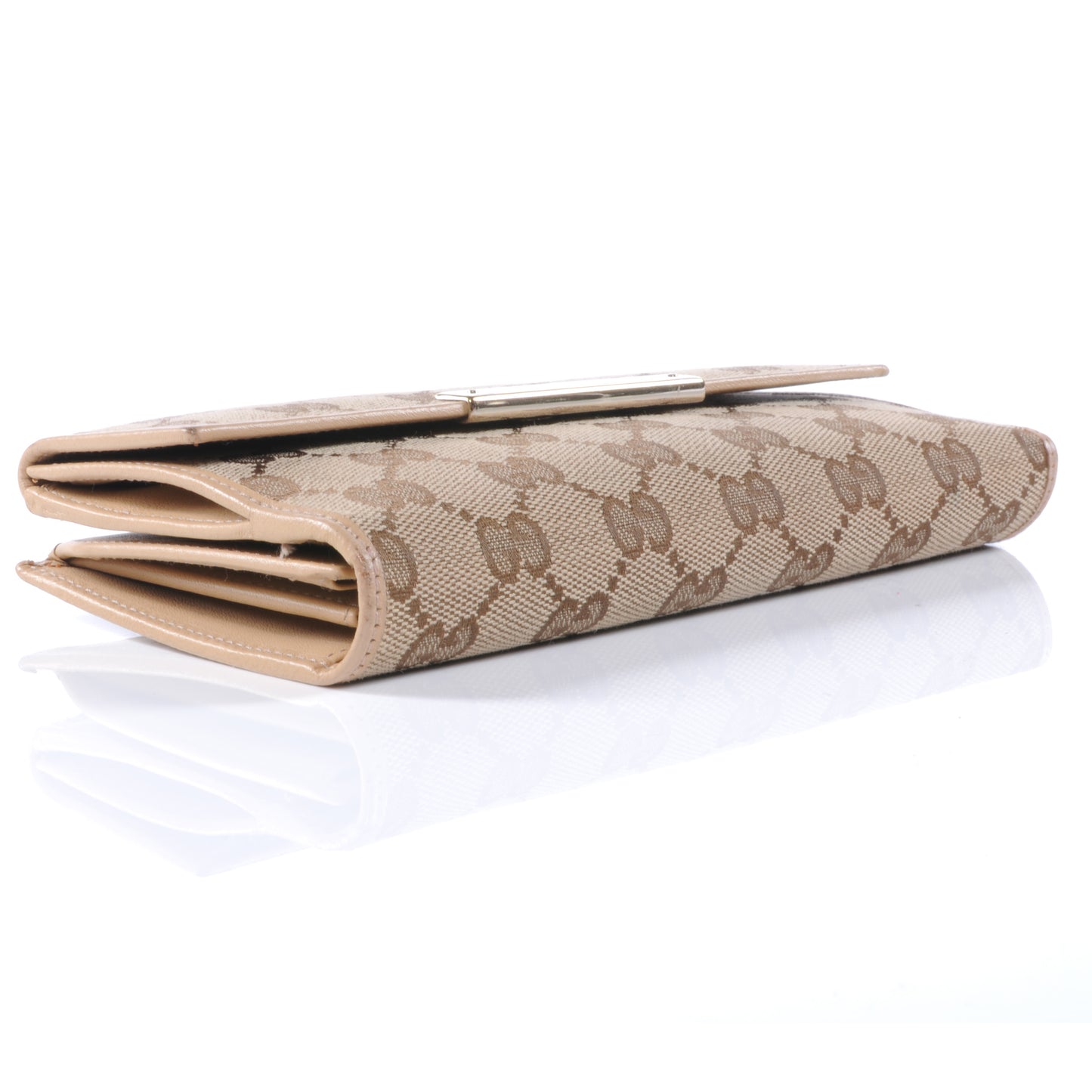 Monogram Metal Bar Continental Wallet