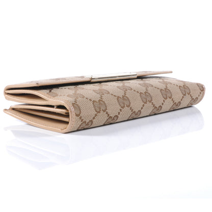 Gucci Monogram Metal Bar Continental Wallet 3 of 7