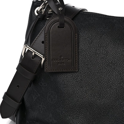 Louis Vuitton Mahina Beaubourg Hobo MM Black 9 of 12