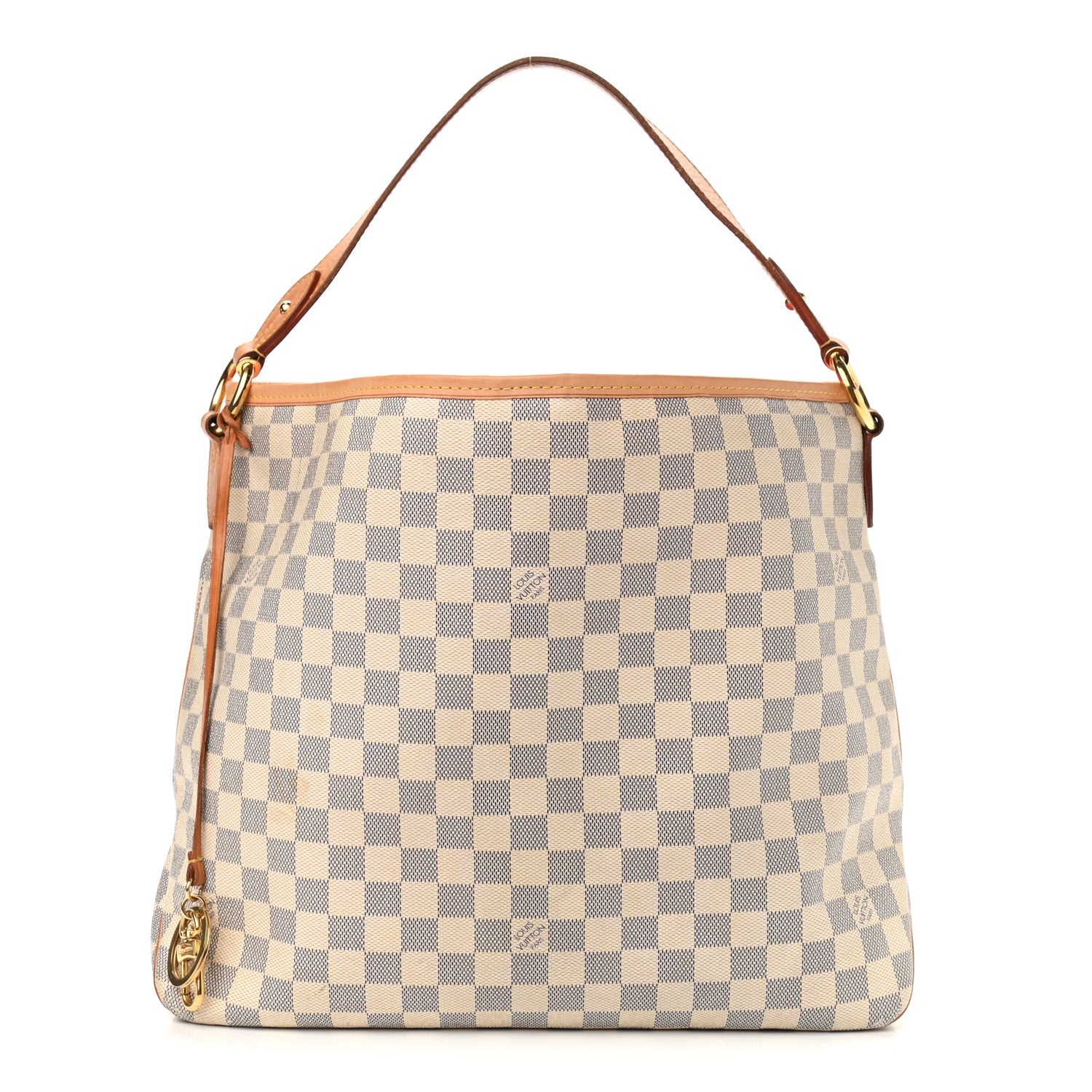 Louis Vuitton Damier Azur Delightful MM Pink 1 of 14