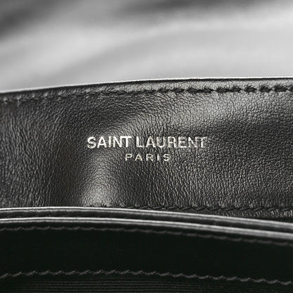 Saint Laurent Cotton Bandana Y Quilted Monogram Toy Loulou Crossbody Bag Red 6 of 11