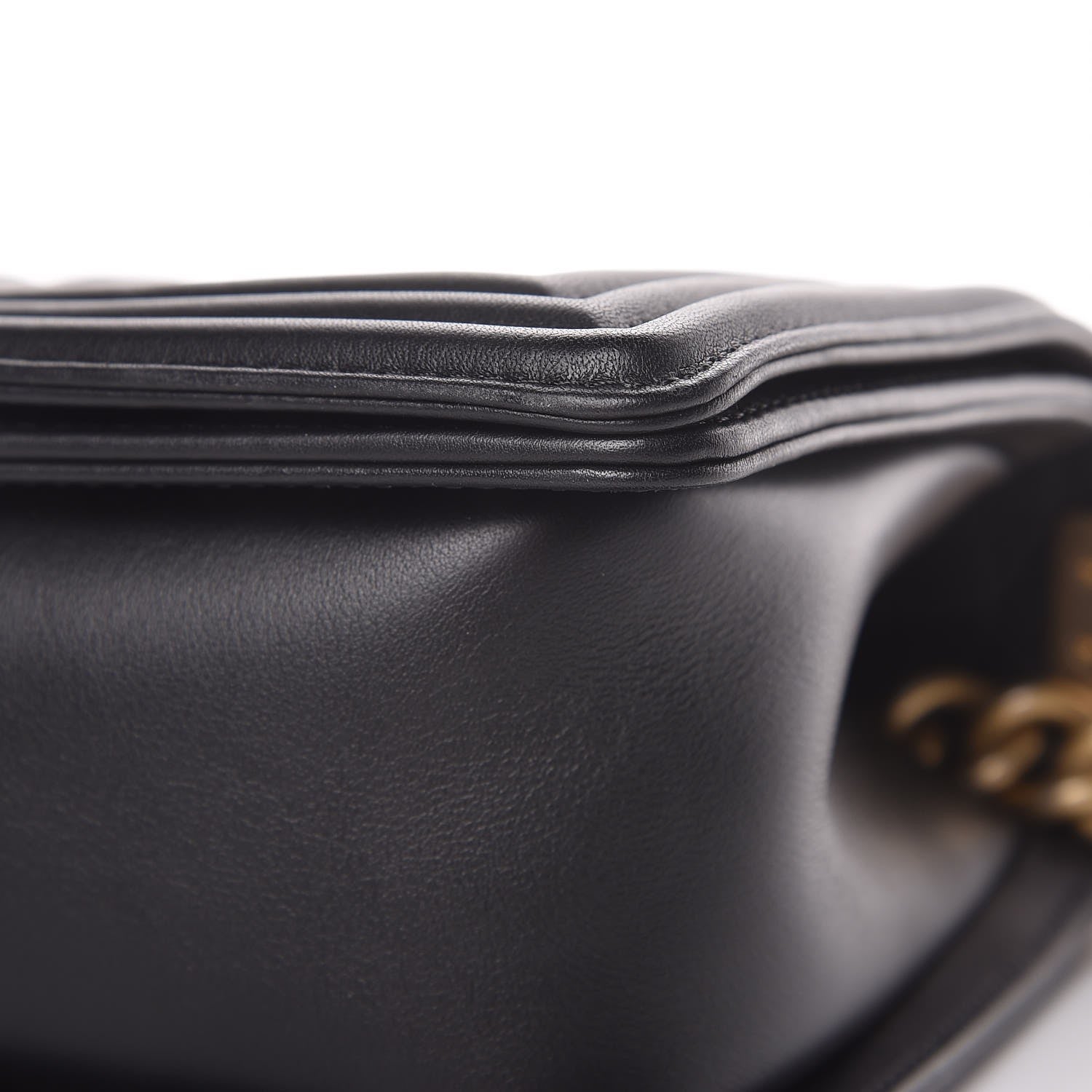 Chanel Lambskin Quilted Medium Boy Flap Black 9 of 9