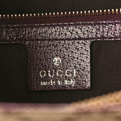 Gucci Monogram Small Bamboo Tote Bronze 7 of 12