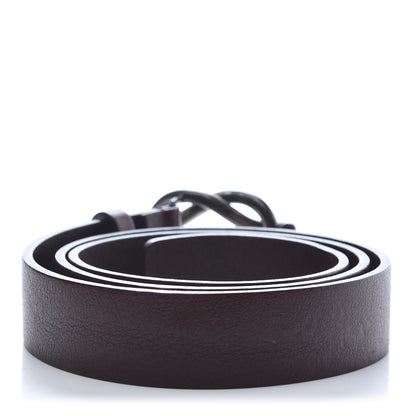 Gucci Calfskin Knotted-Buckle Belt 90 36 Brown 2 of 5