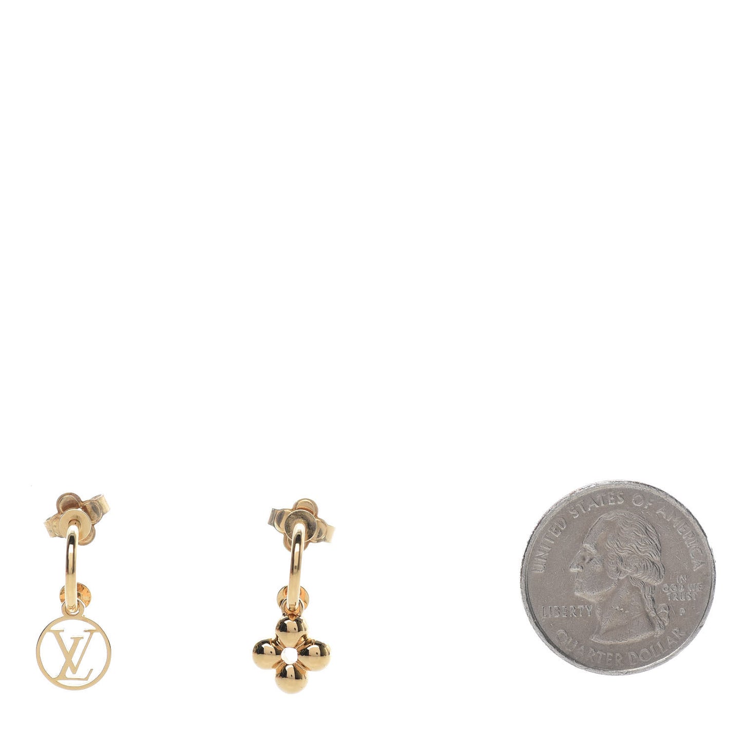Brass Blooming Earrings Gold