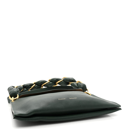 Proenza Schouler Calfskin Braid Shoulder Bag Green 4 of 10