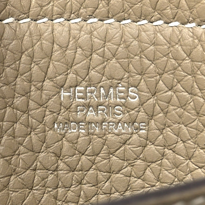 Hermes Taurillon Clemence Cabasellier 31 Beige Marfa 6 of 9