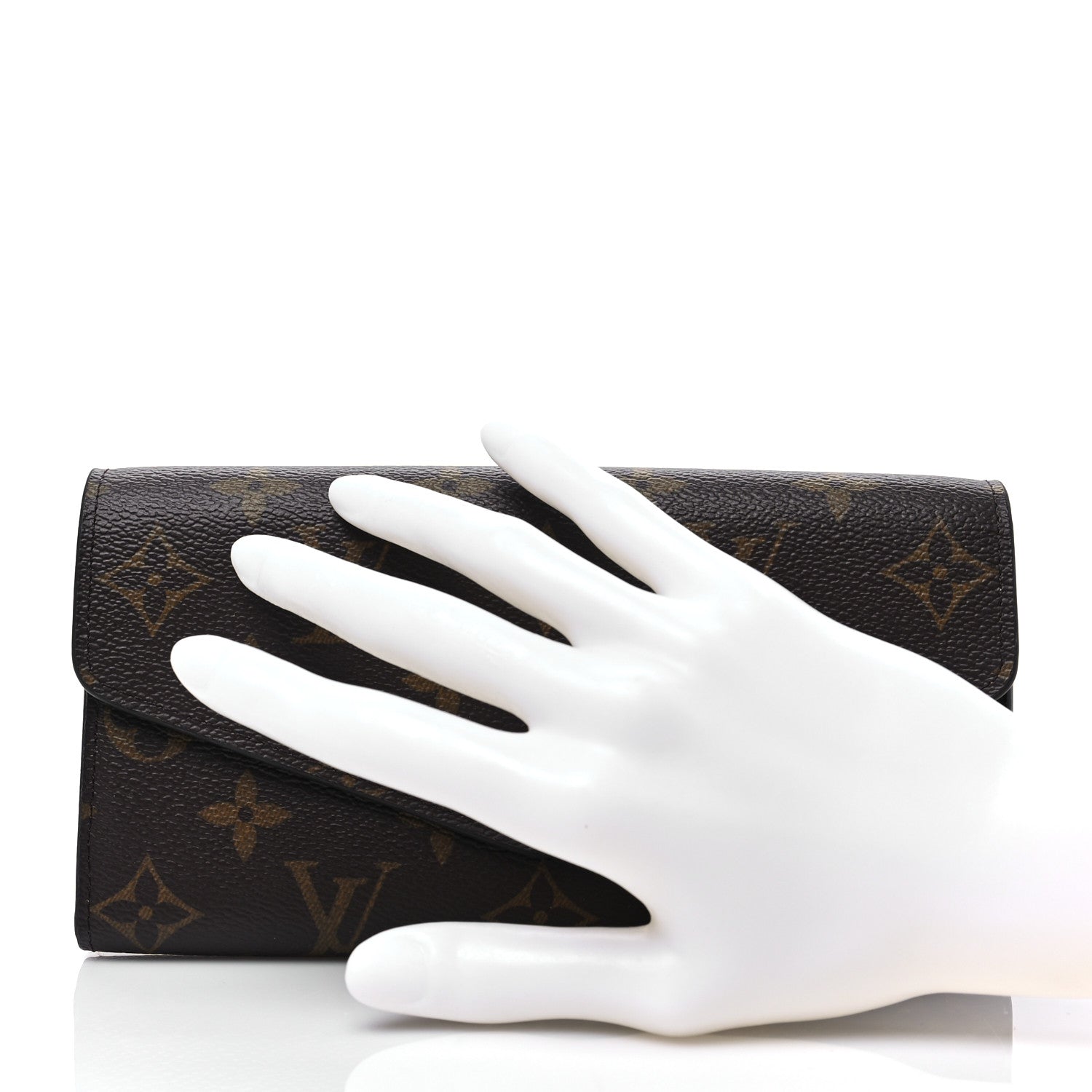 Louis Vuitton Monogram Sarah Wallet NM Rose Ballerine 2 of 7