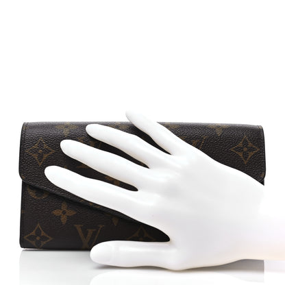 Louis Vuitton Monogram Sarah Wallet NM Rose Ballerine 2 of 7