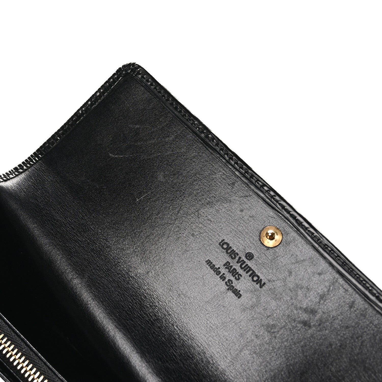 Louis Vuitton Epi Sarah Wallet Black 8 of 8