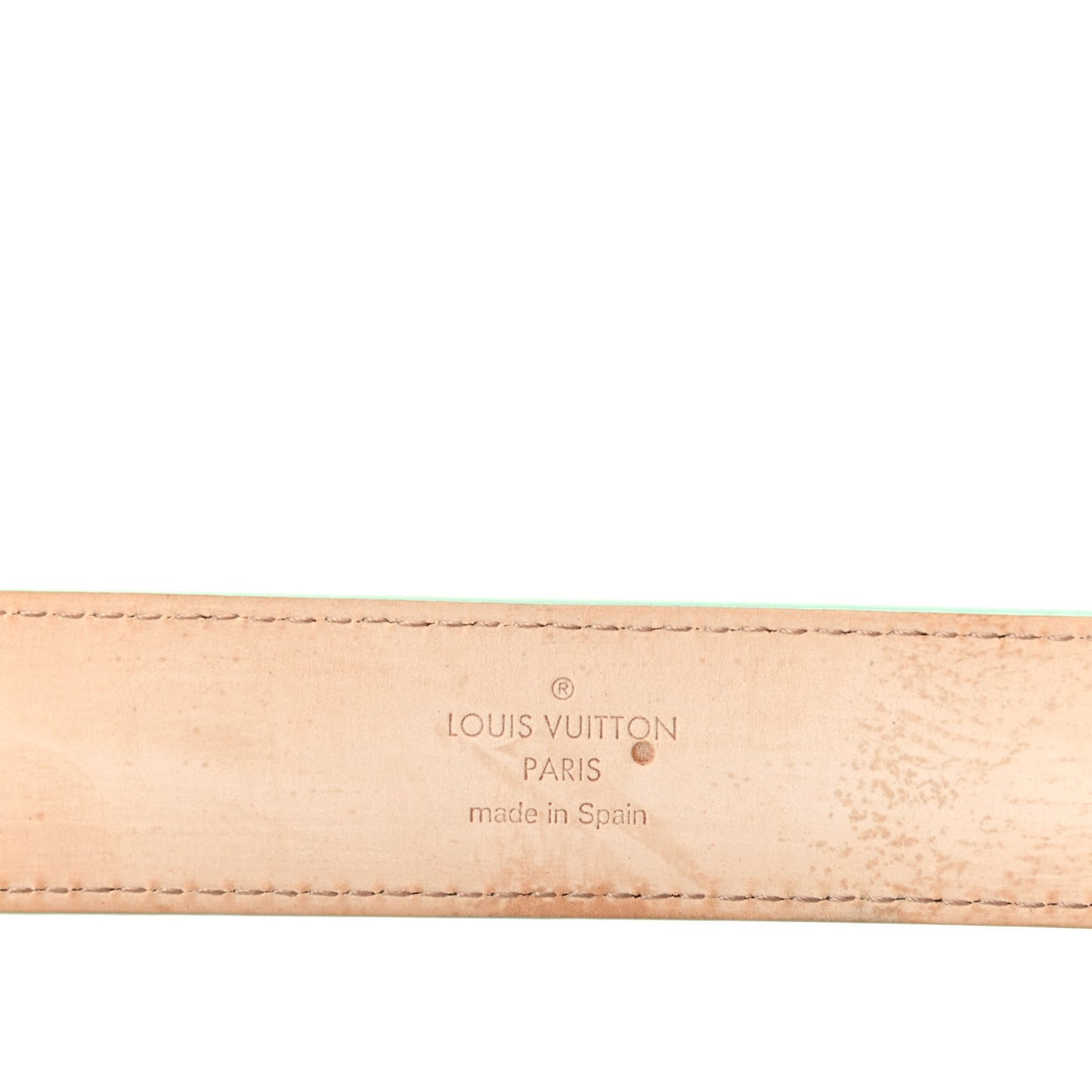 Epi Electric 40mm LV Initiales Belt 90 36 Amande
