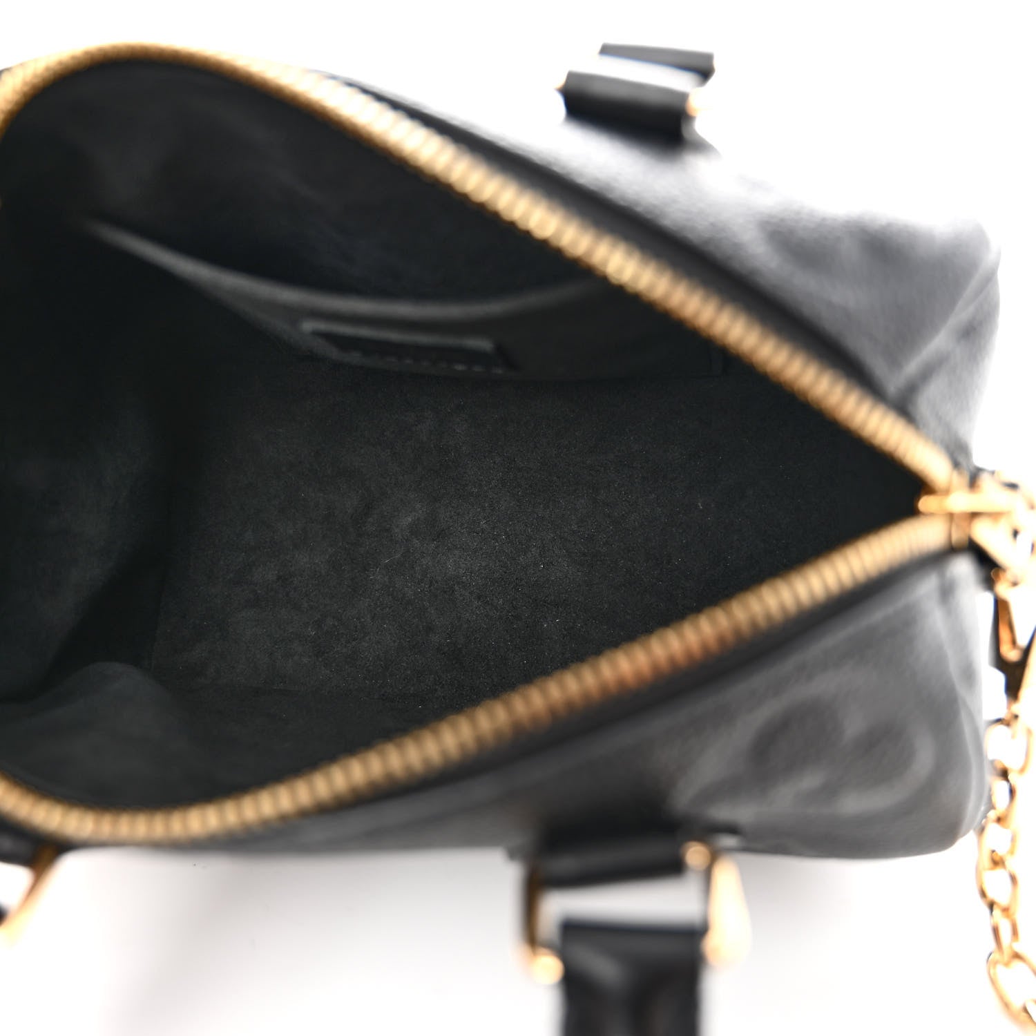 Louis Vuitton Empreinte Monogram Giant Speedy Bandouliere 20 Black 5 of 9