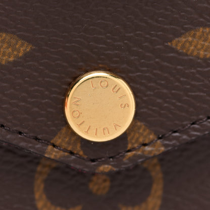 Louis Vuitton Monogram Pochette Felicie Chain Wallet Fuchsia 9 of 12