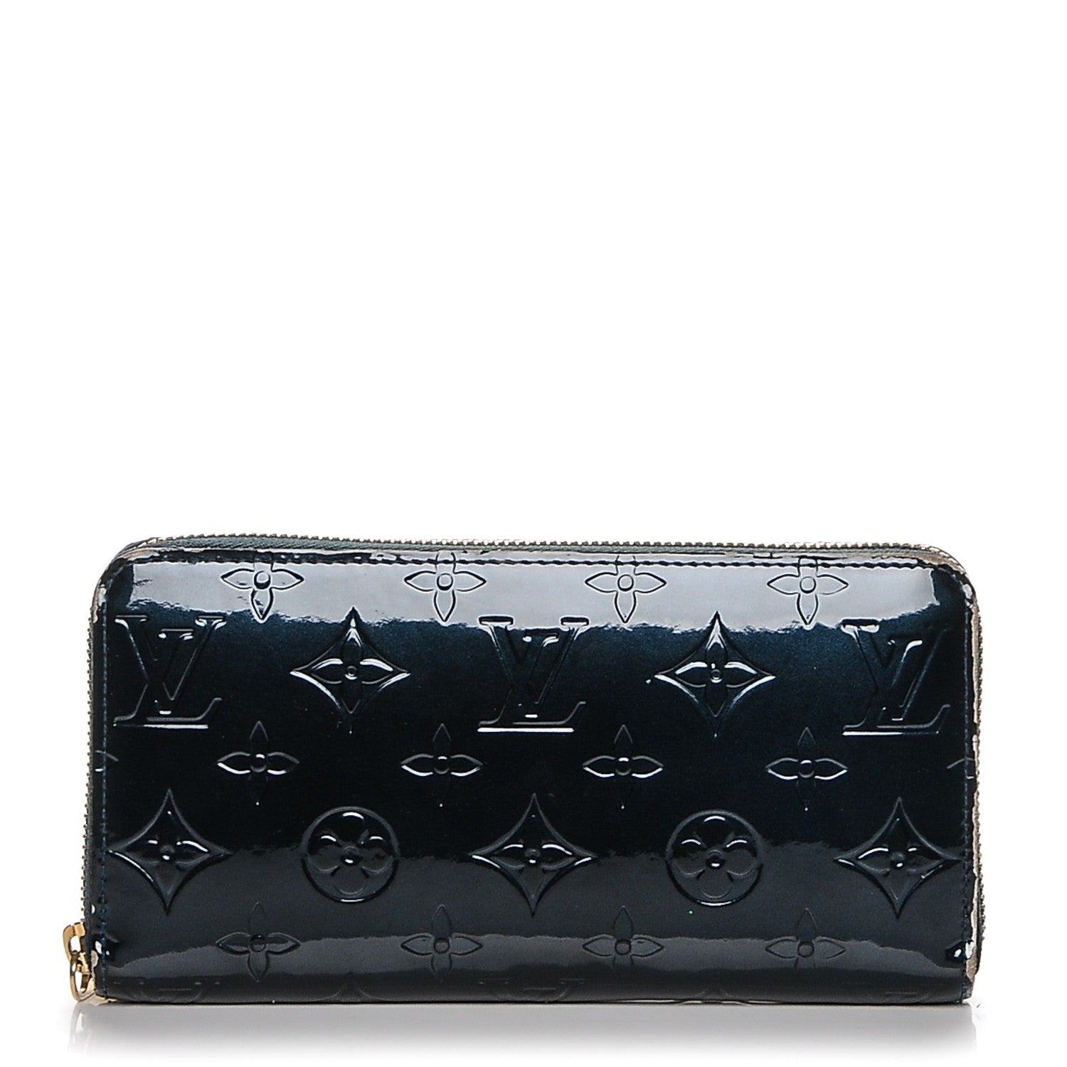 Louis Vuitton Vernis Zippy Wallet Blue Nuit 1 of 9