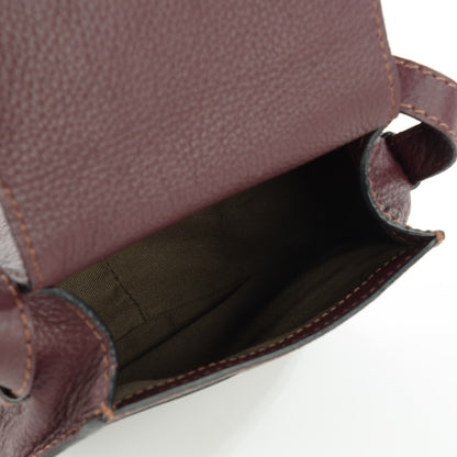 Chloe Calfskin Mini Marcie Round Crossbody Bag Dark Velvet 6 of 9