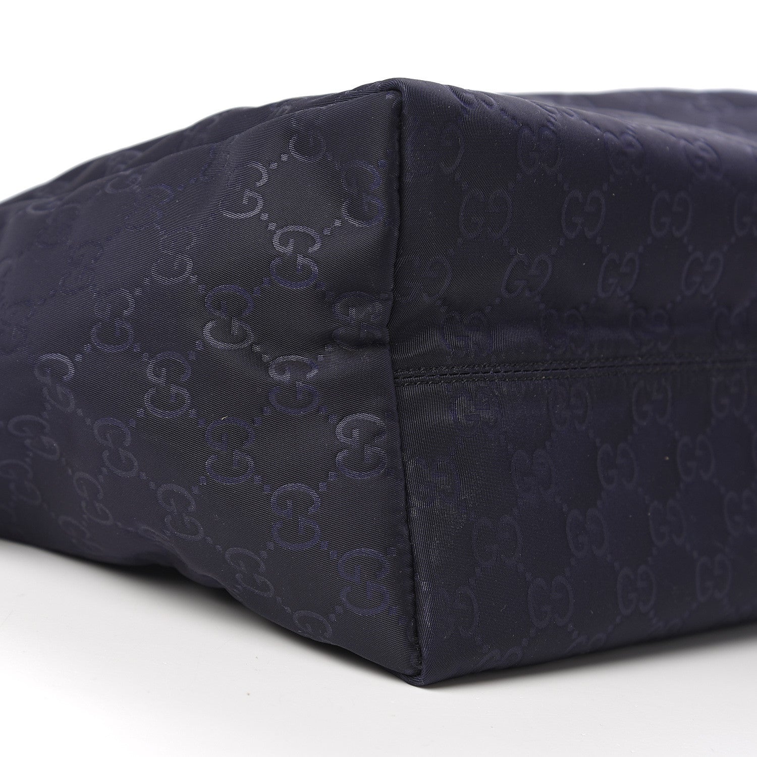 Gucci Nylon Monogram Medium Tote Navy 7 of 9