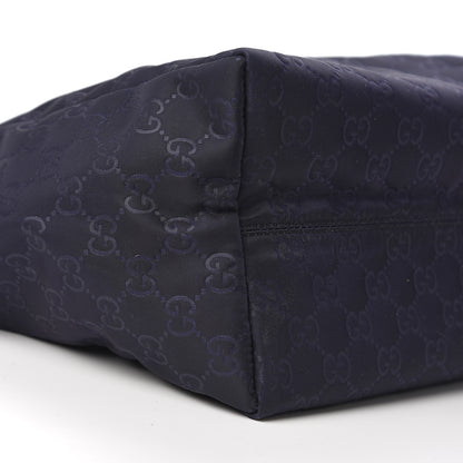 Gucci Nylon Monogram Medium Tote Navy 7 of 9