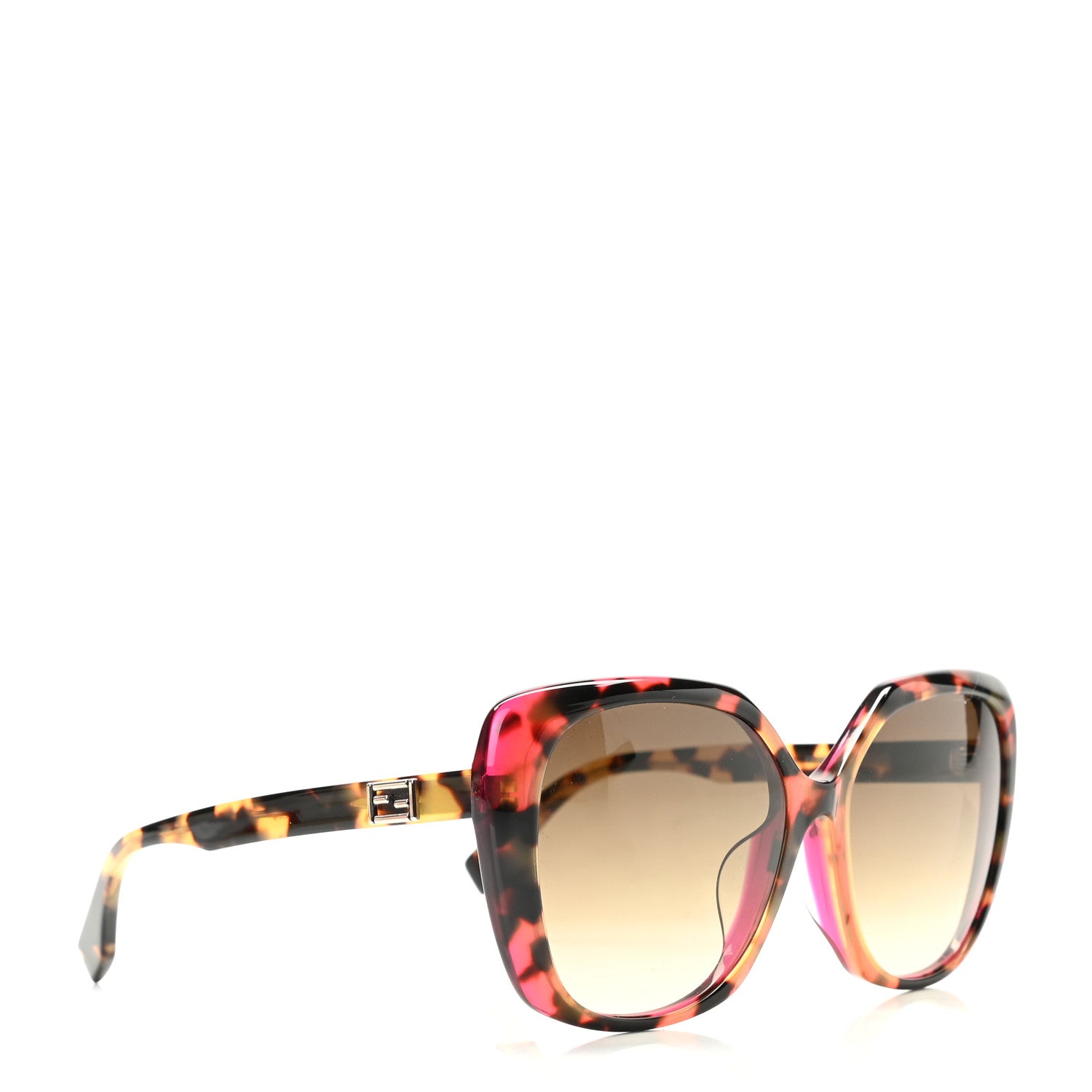 Fendi Oversized Sunglasses FF 0107/F/S Havana 4 of 8