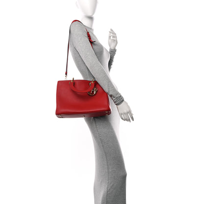 Christian Dior Bullcalf Medium Diorissimo Tote Red 2 of 12