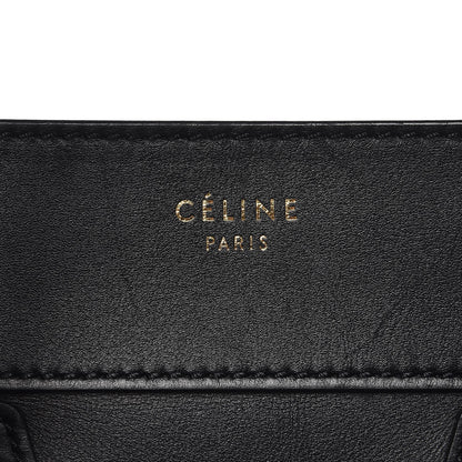 Celine Smooth Calfskin Mini Luggage Black 6 of 16