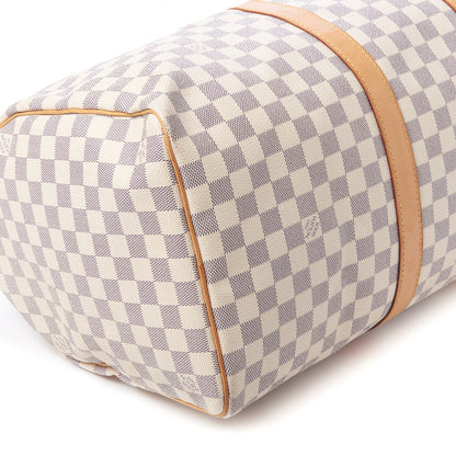 Louis Vuitton Damier Azur Keepall 50 6 of 9