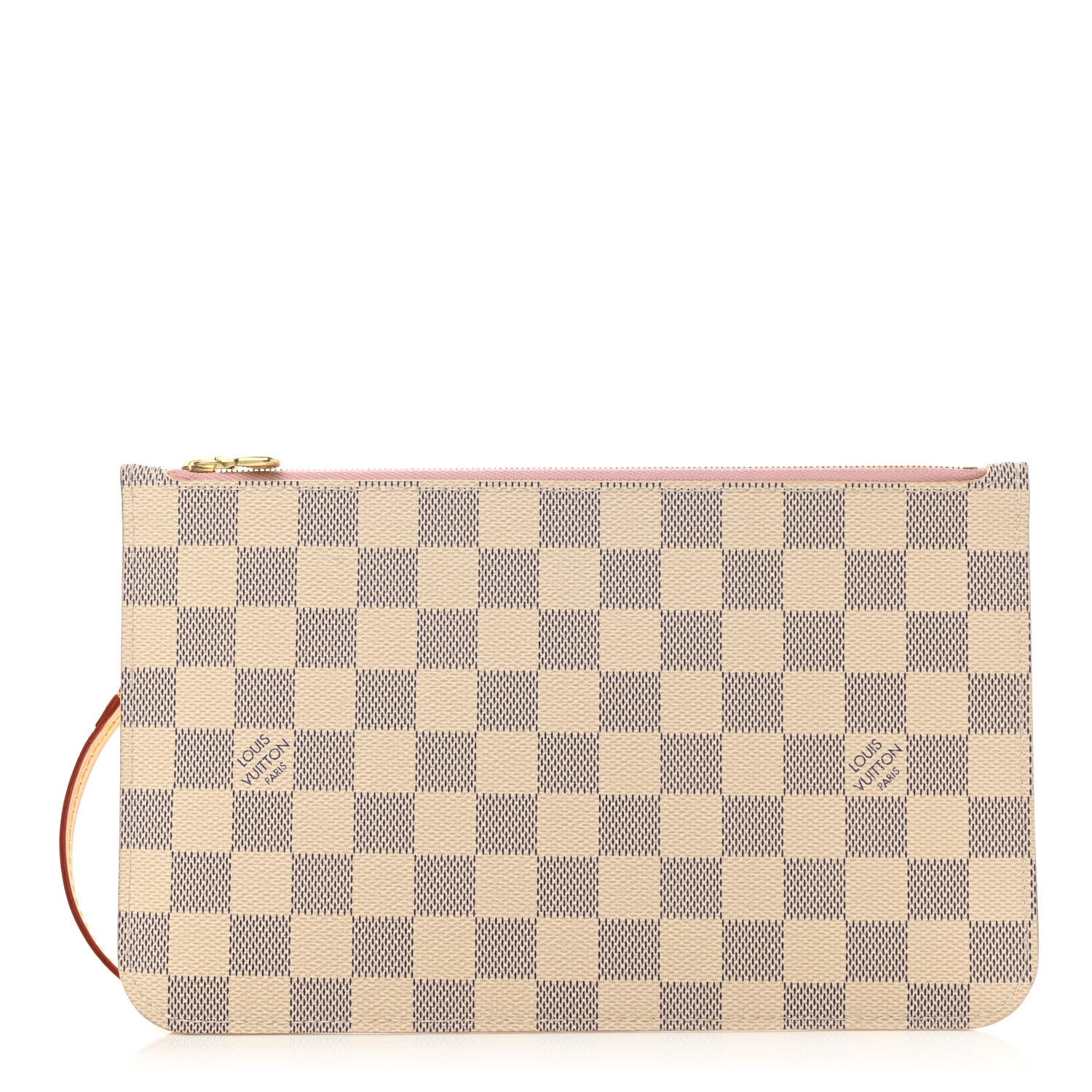 Louis Vuitton Damier Azur Neverfull MM GM Pochette Rose Ballerine 1 of 6