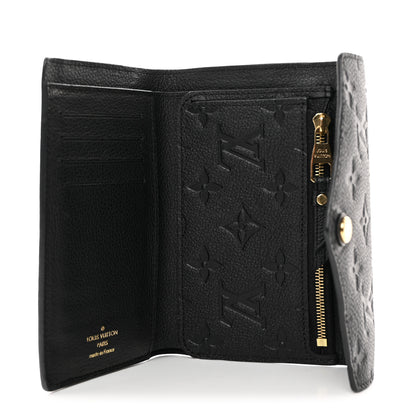Louis Vuitton Empreinte Compact Curieuse Wallet Black 5 of 8