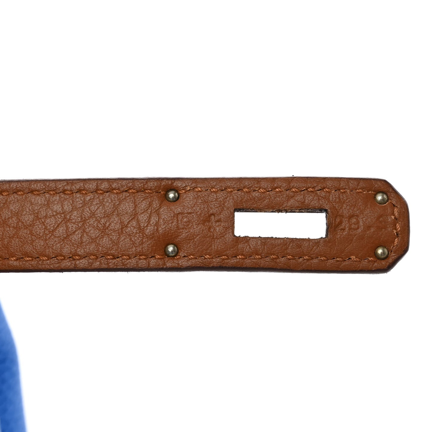 Taurillon Clemence Arlequin Birkin 35 Orange Sanguine Gold Bleu Lin Bleu Hydra Etain