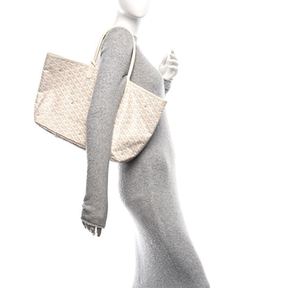 Goyard Goyardine Saint Louis Claire Voie PM White Pink 2 of 11