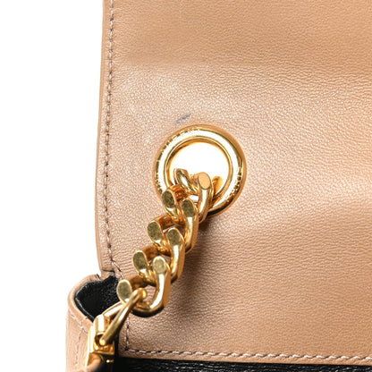 Saint Laurent Lambskin Matelasse Monogram Small Vicky Chain Bag Peru 11 of 12