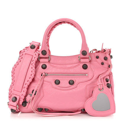 Balenciaga Agneau Arena Neo Cagole Handbag Midi Shoulder Bag Candy Pink 1 of 10