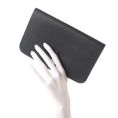Hermes Togo Dogon Duo Wallet Bleu Ocean 2 of 15