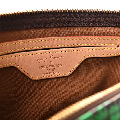 Louis Vuitton Monogram Kusama Town Speedy 30 Green 6 of 10