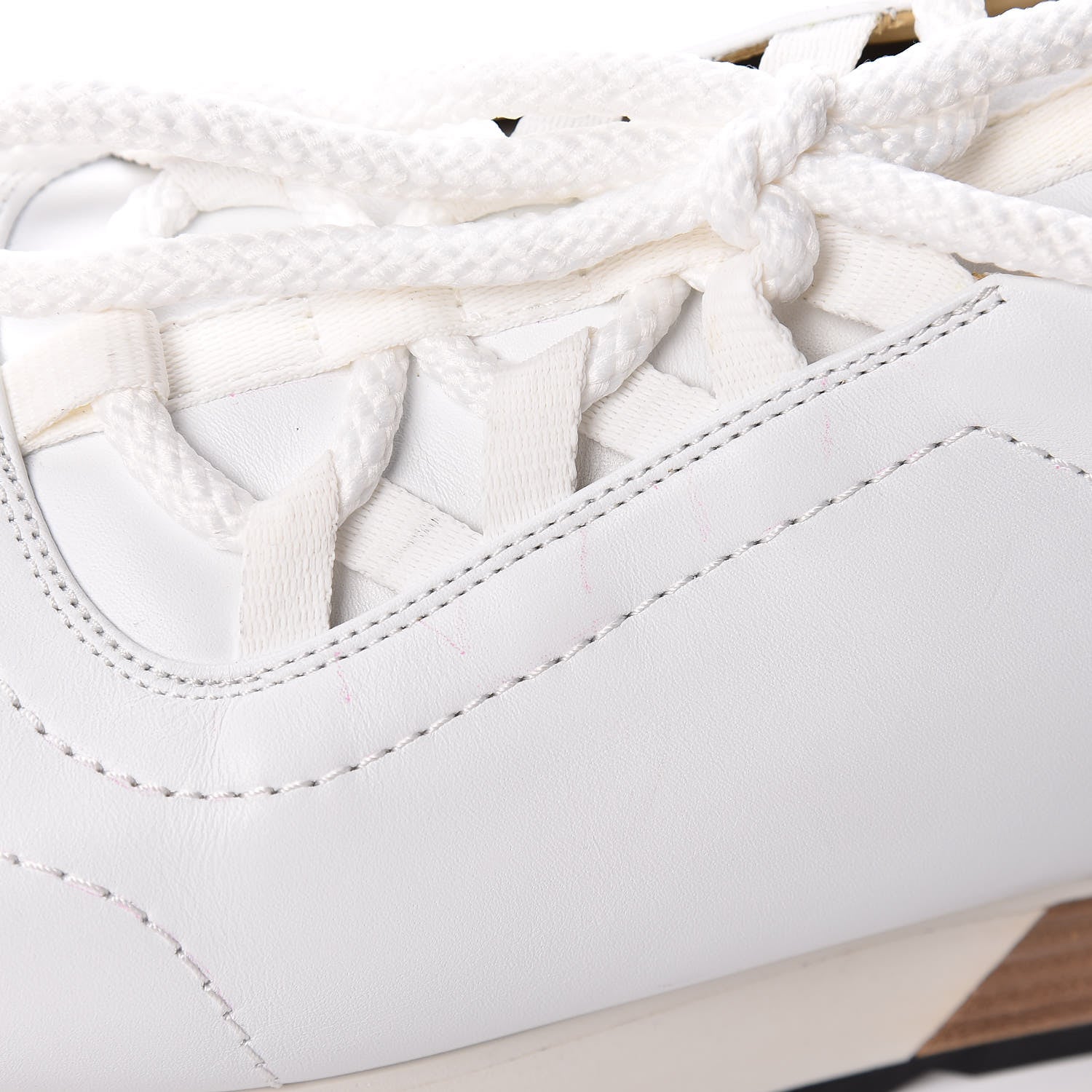 Hermes Suede Goatskin Calfskin Mens Miles Sneakers 43.5 White Gold 13 of 14