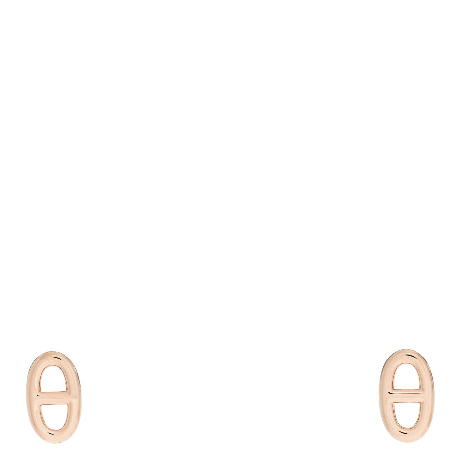 Hermes 18K Rose Gold TPM Farandole Stud Earrings 1 of 6