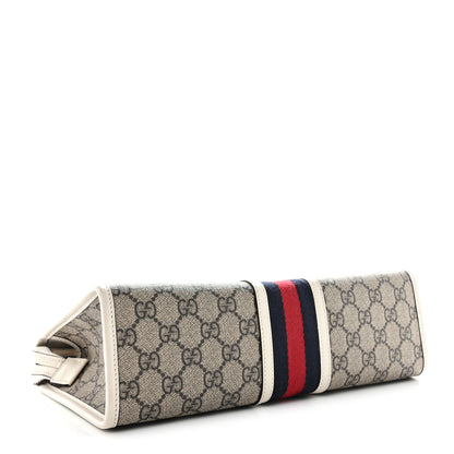 Gucci GG Supreme Monogram Web Toiletry Case White 4 of 7