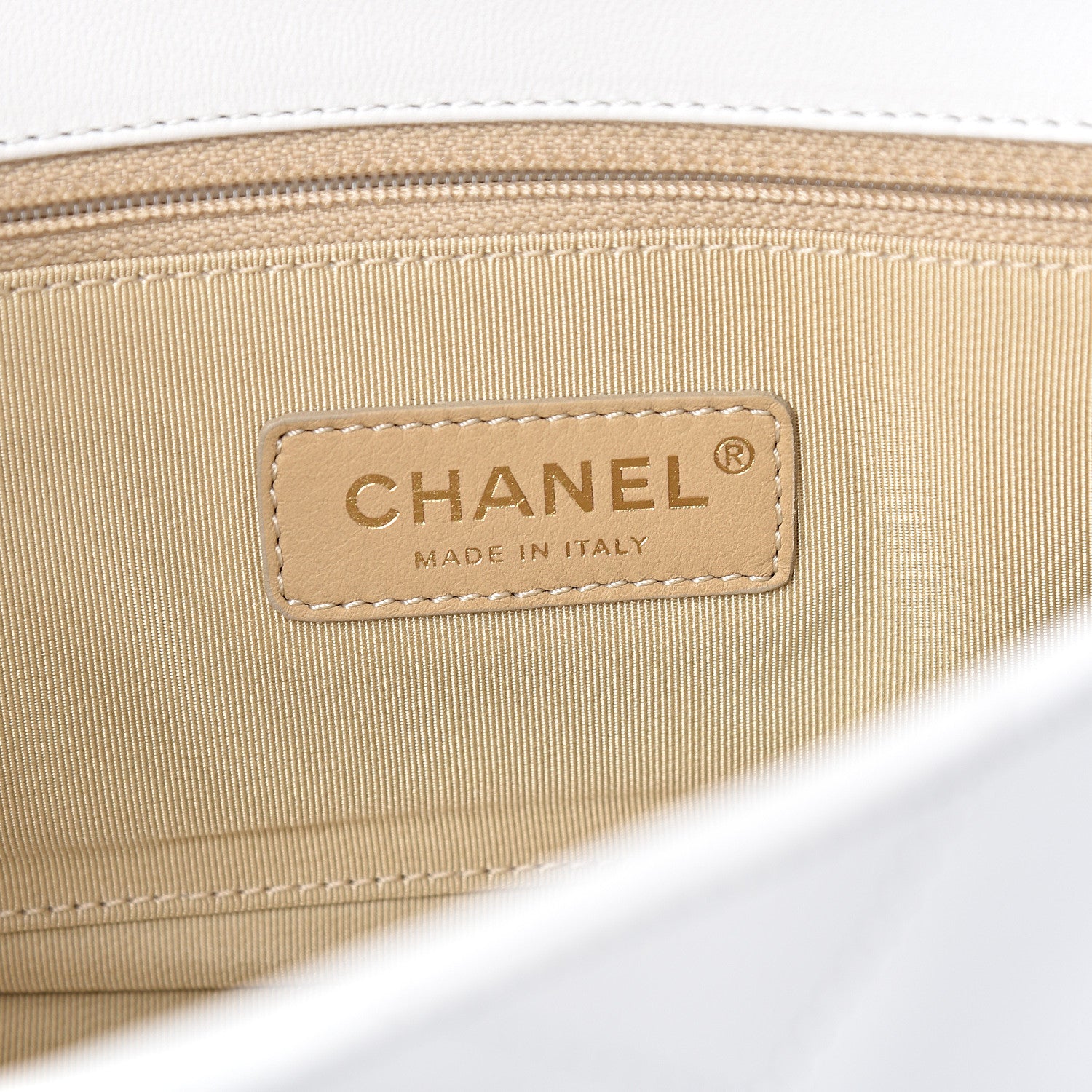 Chanel Lambskin A Real Catch Flap Bag White 5 of 13