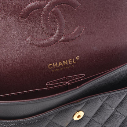 Chanel Caviar Quilted Medium Double Flap Black 5 of 10