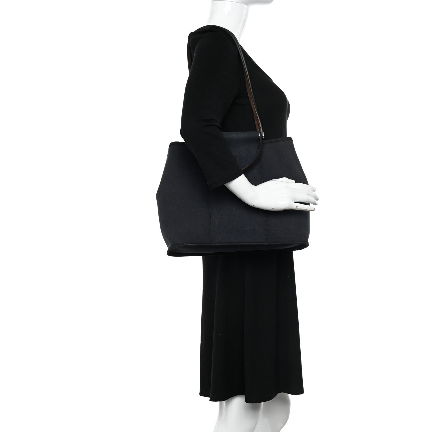 Hermes Toile Cabag 32 Black 2 of 11