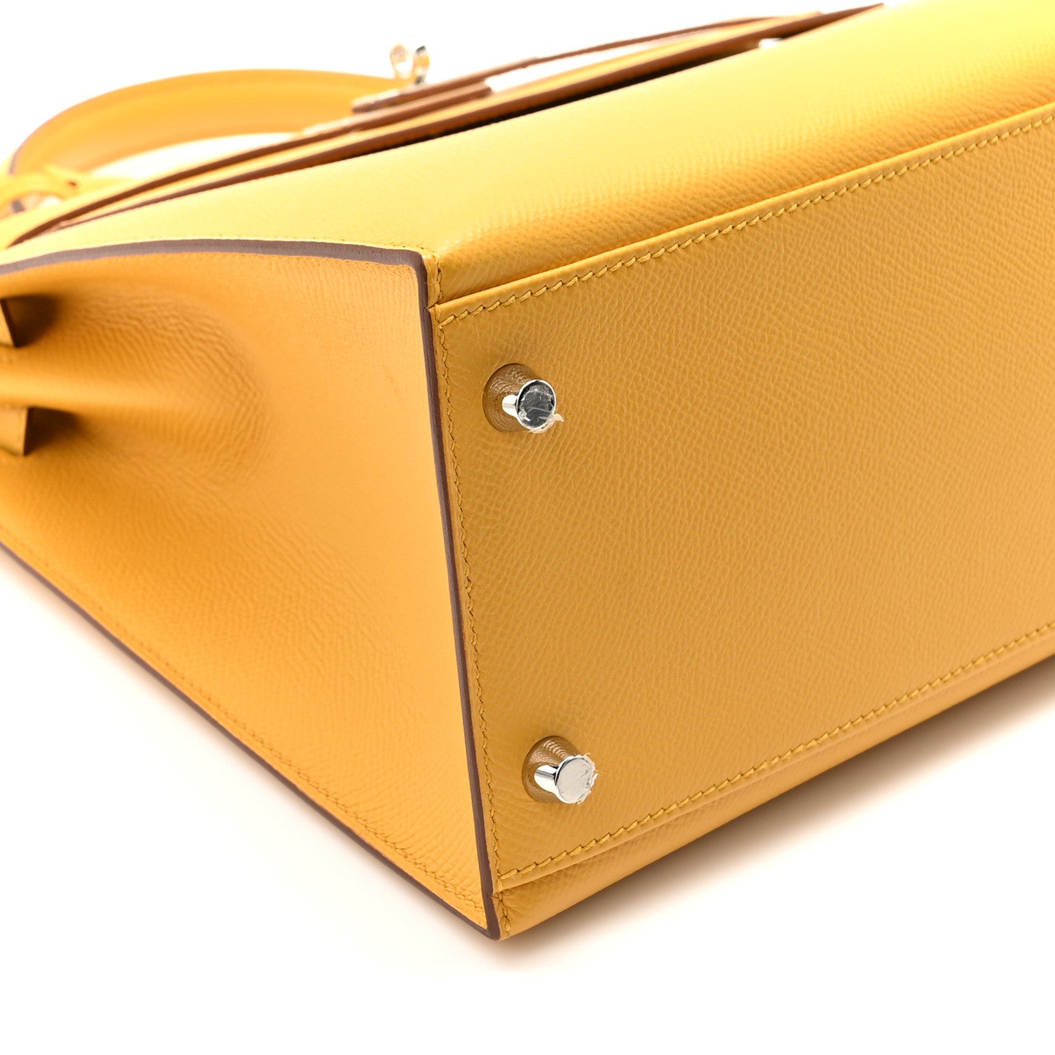 Hermes Epsom Kelly Sellier 32 Jaune Ambre 8 of 9