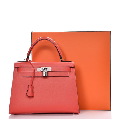Hermes Epsom Kelly Sellier 28 Rose Jaipur 32 of 32